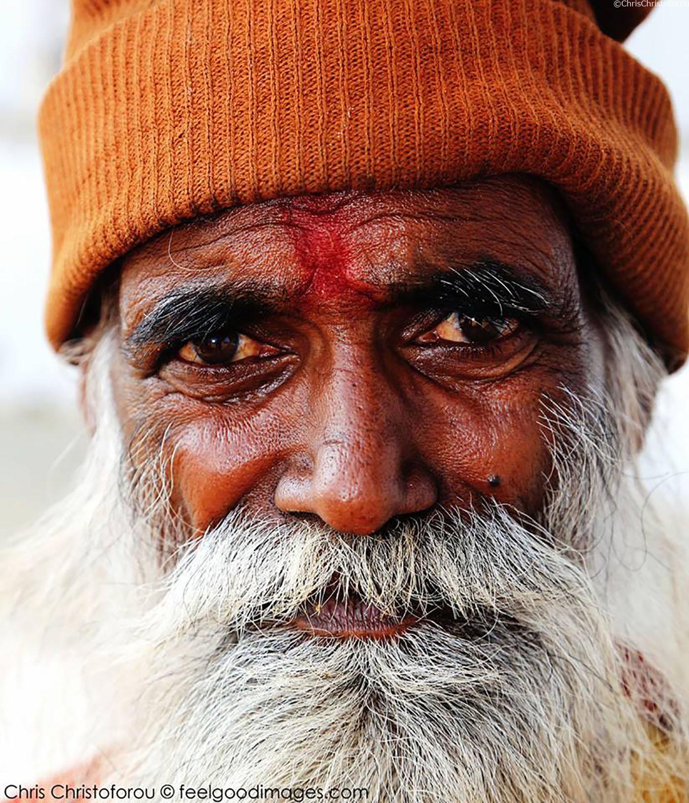 Indian Sadhu - Pushka - By Chris Christoforou - Online Portfolio Image